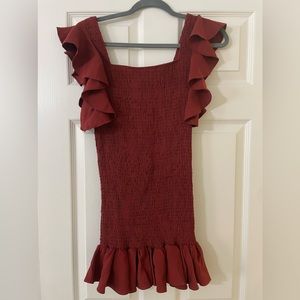 Maroon Dress